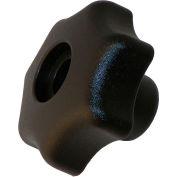 Through Thread Plastic Hand Knobs - M8x1.25 Thread - 40mm Knob Dia. - 25mm Knob Height - 714008