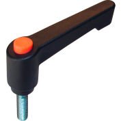 Poignée économie w / Stud - M4 x 0,7 x 10mm Stud - 42mm L x poignée en plastique de 35mm H - AH-919 - paquet de 2