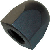 Écrou borgne de sortilège de 3/4-10 - Hex - 1-3/8" hauteur - acier - noir oxyde - USA 1-3/8" - AN-4