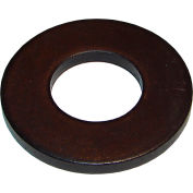 3/16" precision rondelle plate - 1/2" de diamètre extérieur - 3/32" épais oxyde noir - acier - - paquet de 10 - FW-00