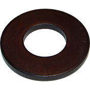 Rondelle plate precision - OD - 1/8" épais - acier - oxyde noir - paquet de 1-1/8" de 10 - 1/2" FW-2