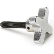 Main, vis bouton - poignée de quatre volets en aluminium - filetage 5/16-18 - 1-3/4" longueur de filetage - HKS-3117