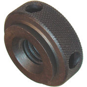 #10-24 couple moleté écrou - 3/4"- 1/4" hauteur - en acier ø - oxyde noir - USA - KN-10