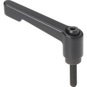 Poignée réglable w / Stud - 3/8-16 x 1,57 "Stud - 3,07" L x 2,12" H Die Cast manche - MH-306