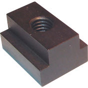 5/16-18 T-Slot Nut - 3/8" Table Slot - 5/8" Base Width - 13/32" Height - Carbon Steel - Black Oxide