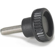 Plastic Head Thumb Screw - M4 x 0.7 - 20mm Thread - 20mm Head Dia. - 14mm Head H - Pkg of 5
