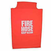 Fire Hose Hump Rack Cover - 34 In. X 34 In. X 6 In. - Red Vinyl - For 1421-5 Hump Rack