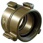 Fire Hose Double Female Swivel Adapter - 1-1/2 In. NH X 1-1/2 In. NH - Aluminum