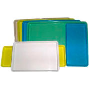 Code de couleur de fibre de verre moulée affichage bac 332008 -18 "L X 26 » L, Pkg Qté 12, jaune, qté par paquet : 12