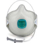 Moldex 2730N100 N100 Particulate Respirator Disposable Mask, HandyStrap & Ventex Valve, M/L, 5/Box