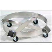 Morse® acier inoxydable, Drum Dolly 14-SS - 23" diamètre - 1000 lb Cap. Roulettes en acier