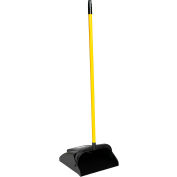 Plastic Upright Lobby Dust Pan with Steel Handle