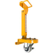 EZ Wheel Dumpster Dolly Single Caster, 250 (If Container has 2 wheels 350lbs) Capacity LBS