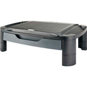 Aidata MR-1002G Height Ajustable Professional Monitor Riser With Drawer, Noir