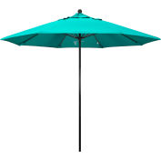 California Umbrella 9' Patio Umbrella - Aruba - Pôle Noir - Série Oceanside