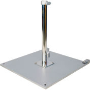 California Umbrella Galvanized Steel Umbrella Base - 180 lbs. - With Casters
