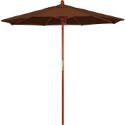 California Umbrella 7.5' Patio Umbrella - Olefin Teak - Hardwood Pole - Grove Series