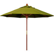 California Umbrella 9' Patio Umbrella - Olefin Kiwi - Pôle bois franc - Grove Series