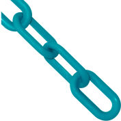 Mr. Chain® Plastic Barrier Chain, 2" x 50'L, Turquoise