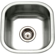 Houzer® MS-1708-1 Undermount Stainless Steel Square Bowl Bar/Prep Sink