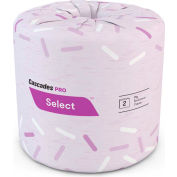 Cascades Standard Roll Bathroom Tissue - 500 Feuilles/Roll, 48 Rolls/Case