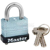 Cadenas à serrure à garniture stratifié Master Lock® No. 105KA, qté par paquet : 72