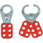 Moraillon de verrouillage Master Lock® en acier, espacement de la mâchoire de 1 po, 420