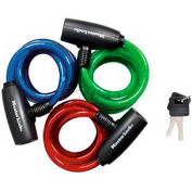 Master Lock® no. 8127TRI Cable Lock 3pcs Keyed Alike 6' L Keyed câble antivol, qté par paquet : 4