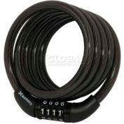 Master Lock® no 8143D câble antivol, 4' combinaison câble antivol, qté par paquet : 6