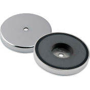 Master Magnetics Ceramic Round Base Magnet RB80PRCBX - 95 Lbs. Pull - Pkg Qty 24