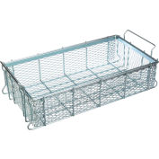 Panier de Marlin de manutention des matériaux en acier 24" L x 13-1/4" W x 5-7/16 « H - 0,5 » fil - acier