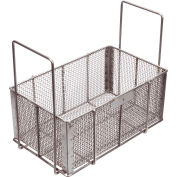 Marlin Steel Wire Basket 15"L x 9"W x 6-1/2"H 0.25" Wire - Stainless Steel - Price Each for Qty 5+