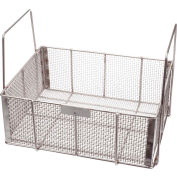 Marlin Steel Wire Basket 17"L x 13"W x 6-1/2"H 0.25" Wire - Stainless Steel - Price Each for Qty 5+