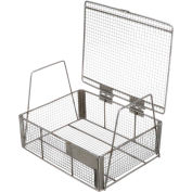 Marlin Steel Small Parts Wire Basket 4 Openings / Inch 9x7x3 Stainless Steel Price Each for Qty 1-4