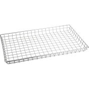 Marlin Steel Nesting Basket 00-129-12 Chrome Plated Steel - 26"L x 16"W x 2"H Price Each for Qty 1-4
