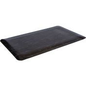 Mat Tech Cushion-Step Ergonomic Mat, Black 4' X 60', PVC Foam & Surface