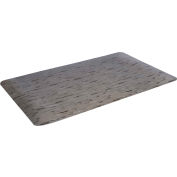 Mat Tech Cushion-Step Ergonomic Mat, French Grey 4' X 60', PVC Foam & Surface