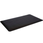 Mat Tech Workers Delight Plate Ergonomic Mat, Black 2' X 60', PVC Foam & Surface