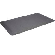 Mat Tech Workers Delight Plate Ergonomic Mat, Grey 2' X 60', PVC Foam & Surface