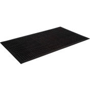 Natte de Drainage Safewalk-Light Tech Mat, noir 3' X 9'9 ", moulé en caoutchouc