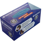 SmartRags Microfiber Cleaning Cloths, 12" x 12", Blue, 50 Rags/Box - M950B