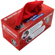SmartRags™ Microfiber Cleaning Cloths, 12" x 12", Red, 50 Rags/Box - M950R