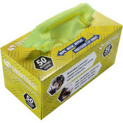 SmartRags Microfiber Cleaning Cloths, 12" x 12", Yellow, 50 Rags/Box - M950Y