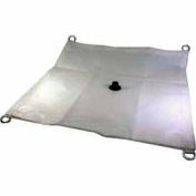 3' X 10' Translucent Fire Retardant Vinyl Nylon Drain Tarp - VN-0310