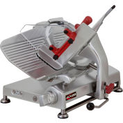 Axis AX-S13G - Meat Slicer, 13" Blade, Manual, Gear Driven, Noiseless Operation, 120V