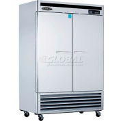 Kool-It 2 KBSR réfrigérateur à congélateur inférieur-porte Double 42,8 pi³ Silver
