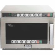 Sharp® Commercial Microwave Oven, 0.75 Cu. Ft., 2200 Watt, TwinTouch Controls
