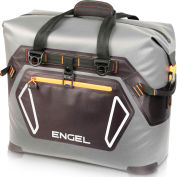 Engel® ENGTPU-ORANGE, en plein air Cooler Bag, 32 pintes, Gris/Orange, TPU enduit Nylon