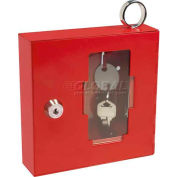 Bouton urgence Barska sécables Box avec marteau attaché un Style, 6" W x 1-5/8" D x 6 "H