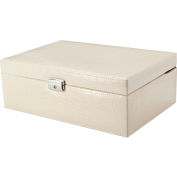 Barska BF12504 Chéri Bliss Jewelry Case JC-400, Aluminium, Crème, 12"L x 8"W x 5"H